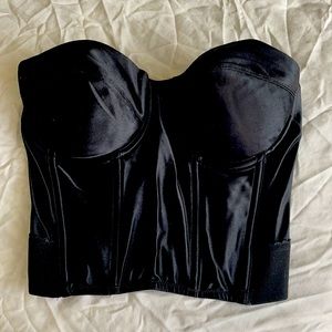 Victoria’s Secret bustier- black
